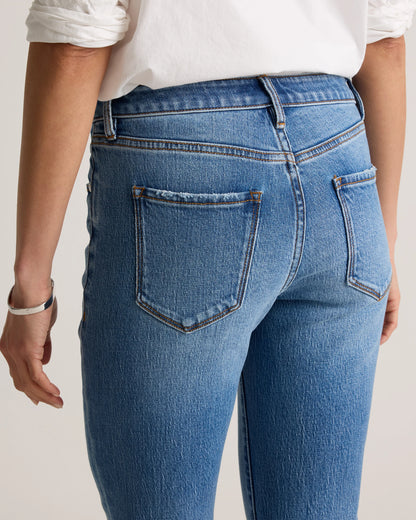 Luna Stretch Slim Boyfriend Jeans - 24 / Stormy Blue