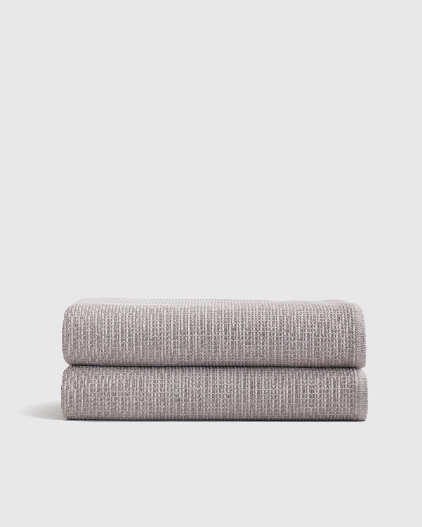 Turkish Waffle Terry Bath Sheet (Set of 2) - One Size / Ivory
