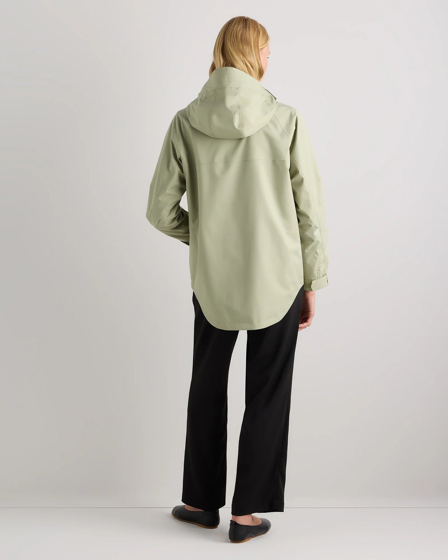 Weather Proof Oversized Rain Jacket - XS / Tea Green
