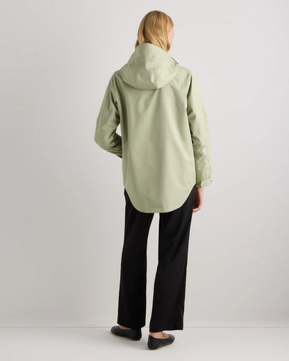Weather Proof Oversized Rain Jacket - XS / Tea Green