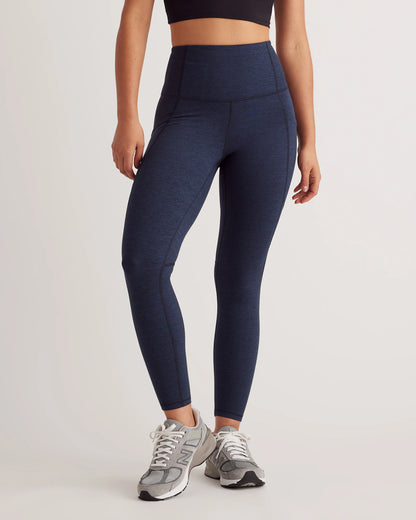 Ultra-Soft High-Rise Pocket Legging - XS / Heather Espresso