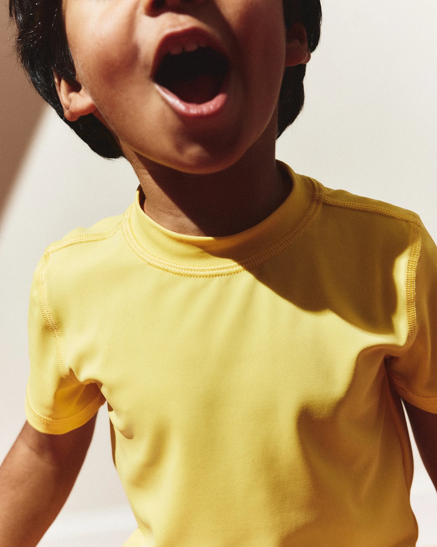 Short Sleeve Rash Guard Top - 2T / Coral Orange
