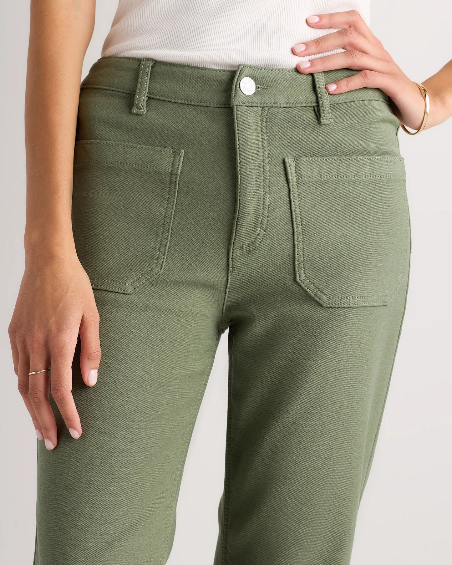French Terry Wide Leg Pants - 0 / Deep Navy