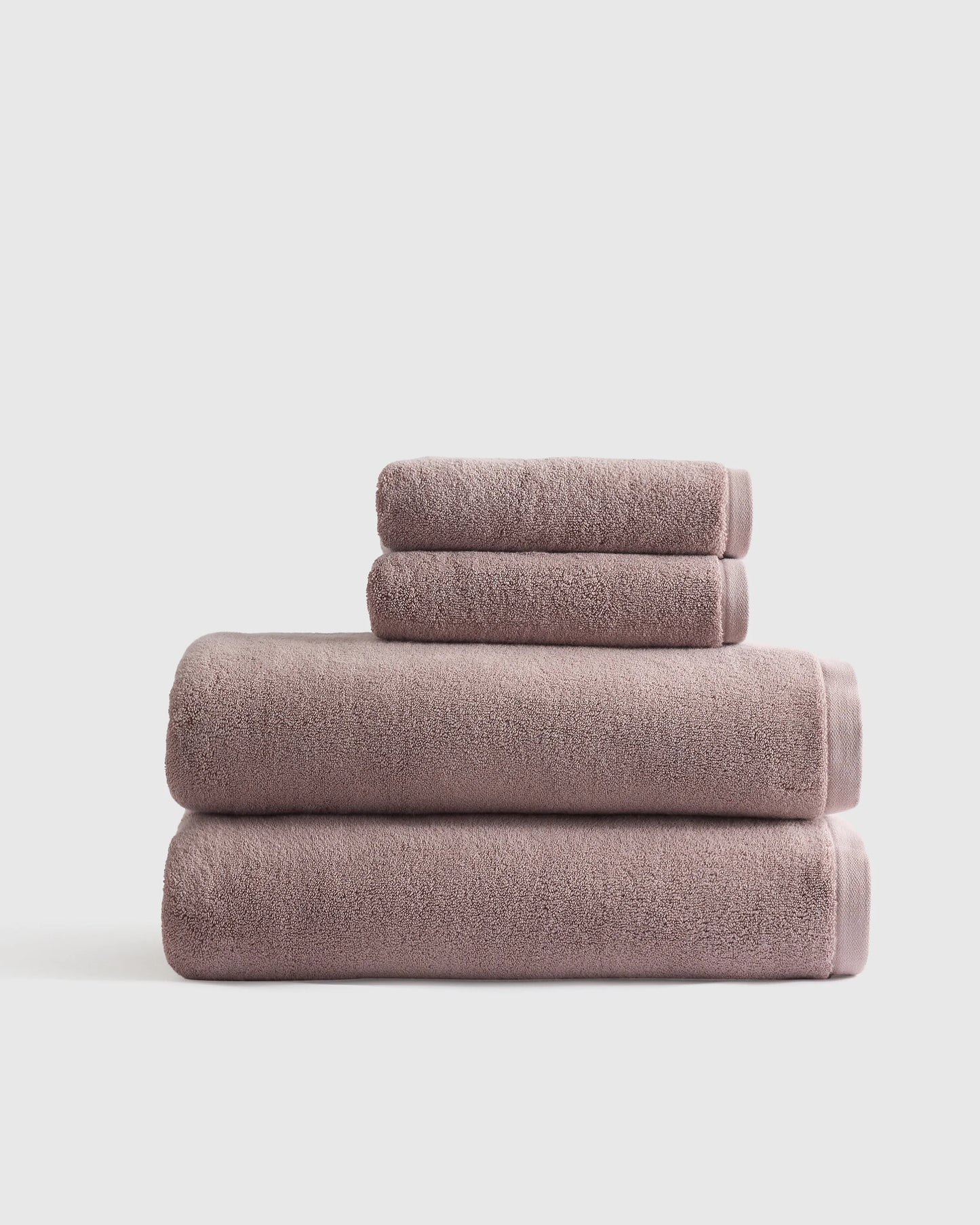 Plush Organic Turkish Cotton Bath Sheet Bundle (4 pieces) - One Size / White