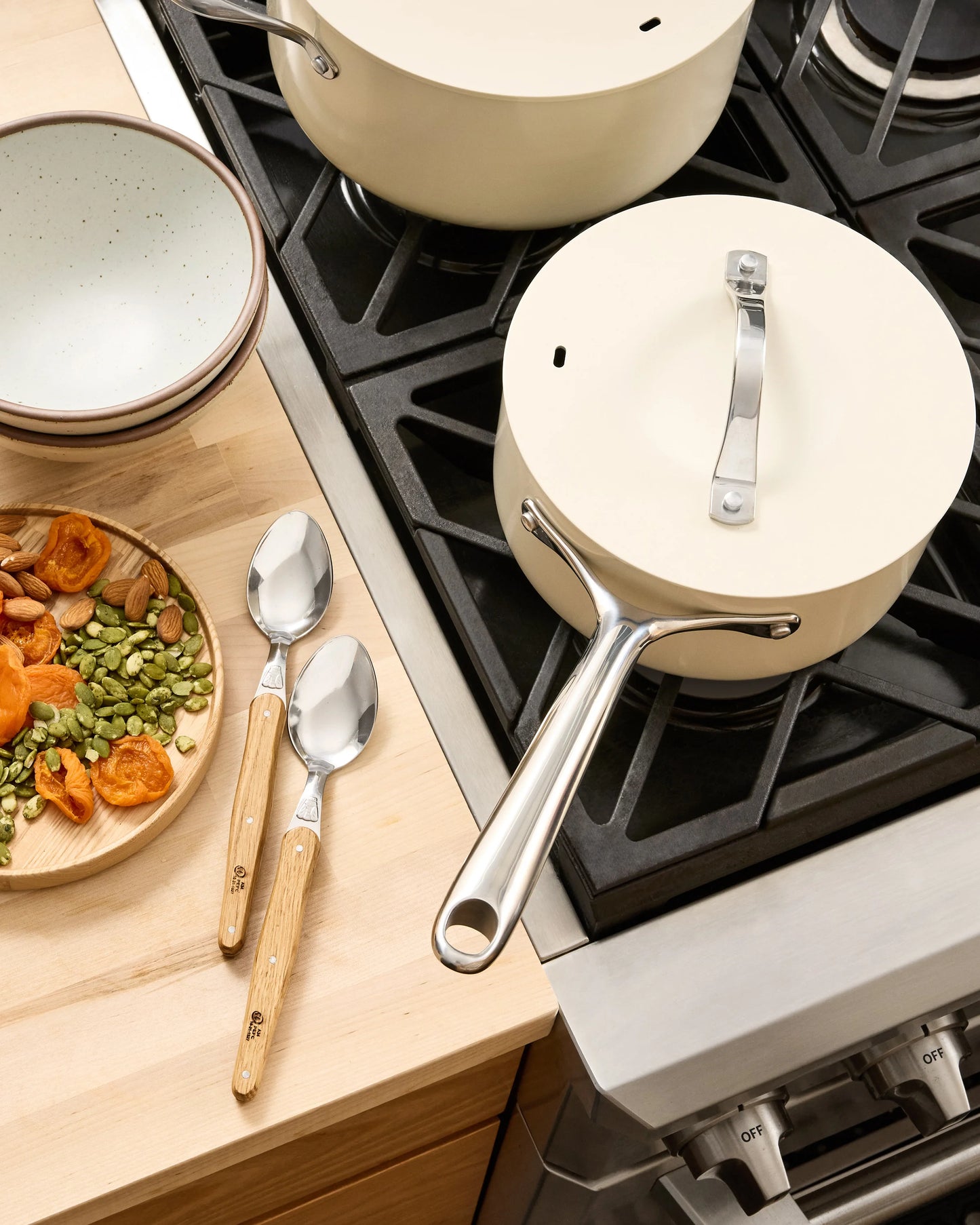 Ceramic Nonstick Saute Pan with Lid - One Size / Navy