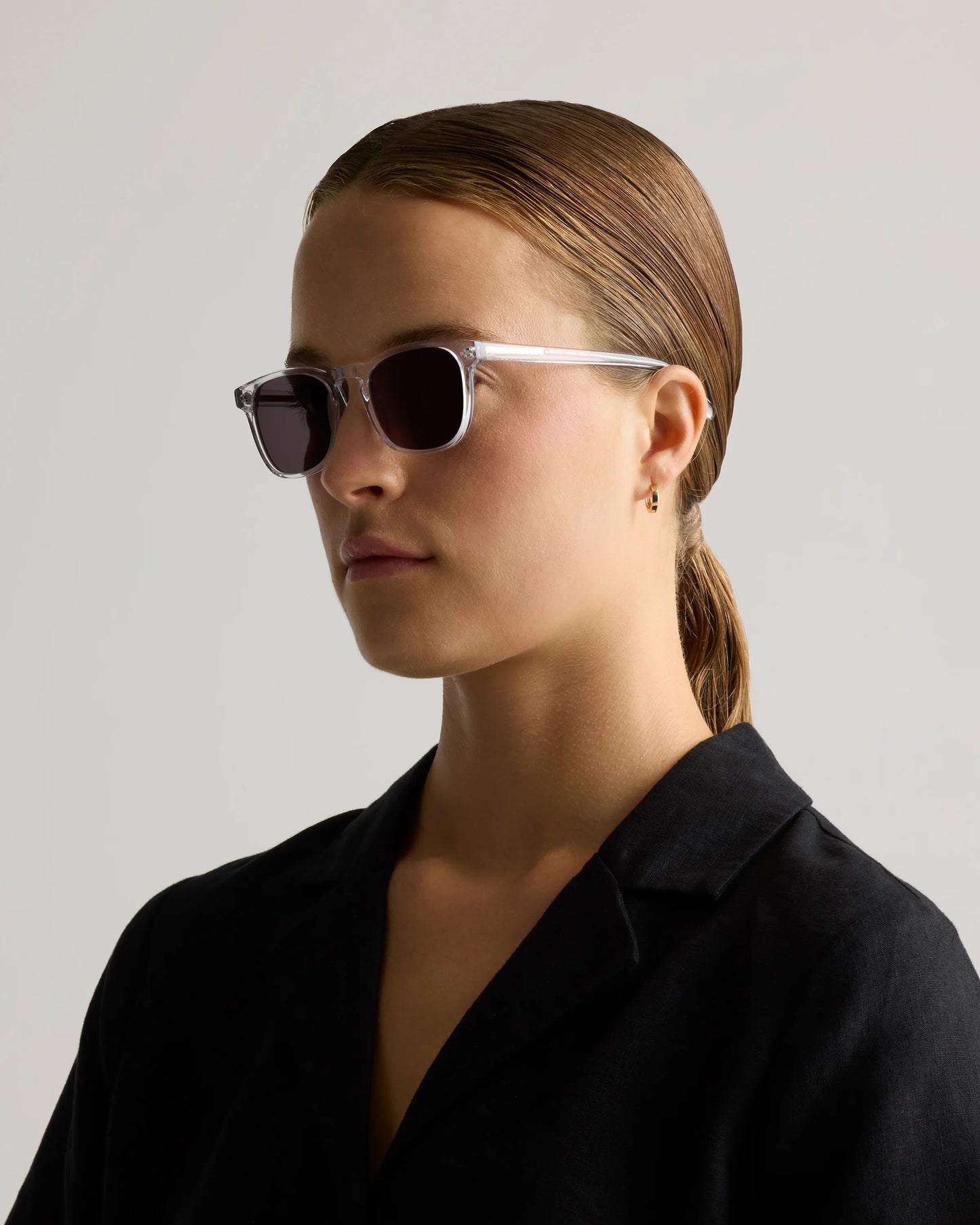 Boston Polarized Acetate Sunglasses - One Size / Honey with Green lens