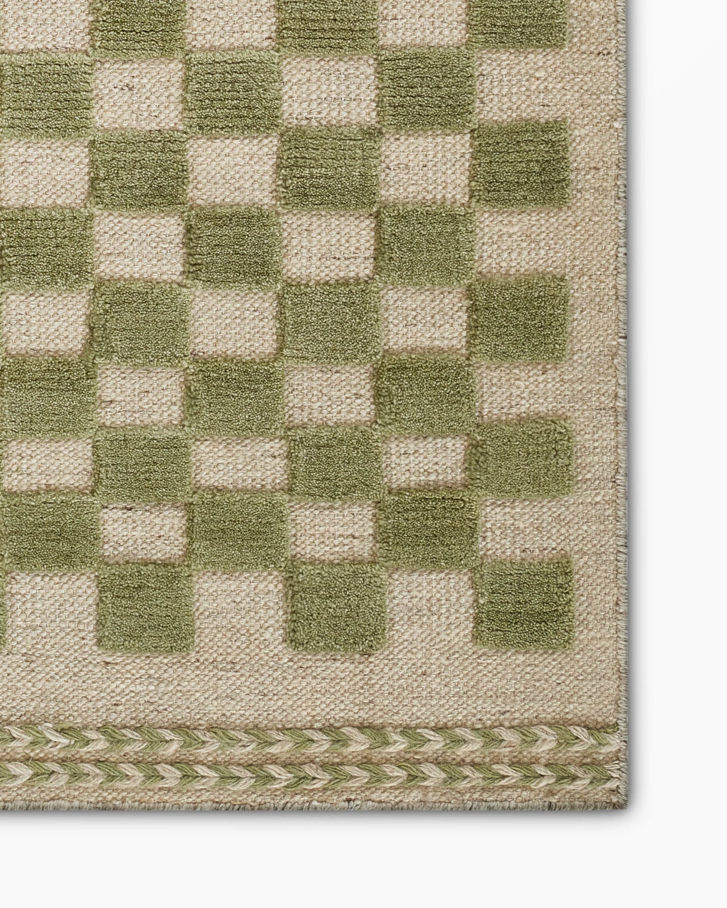 Romy Handwoven Wool Rug - 5' x 8' / Beige