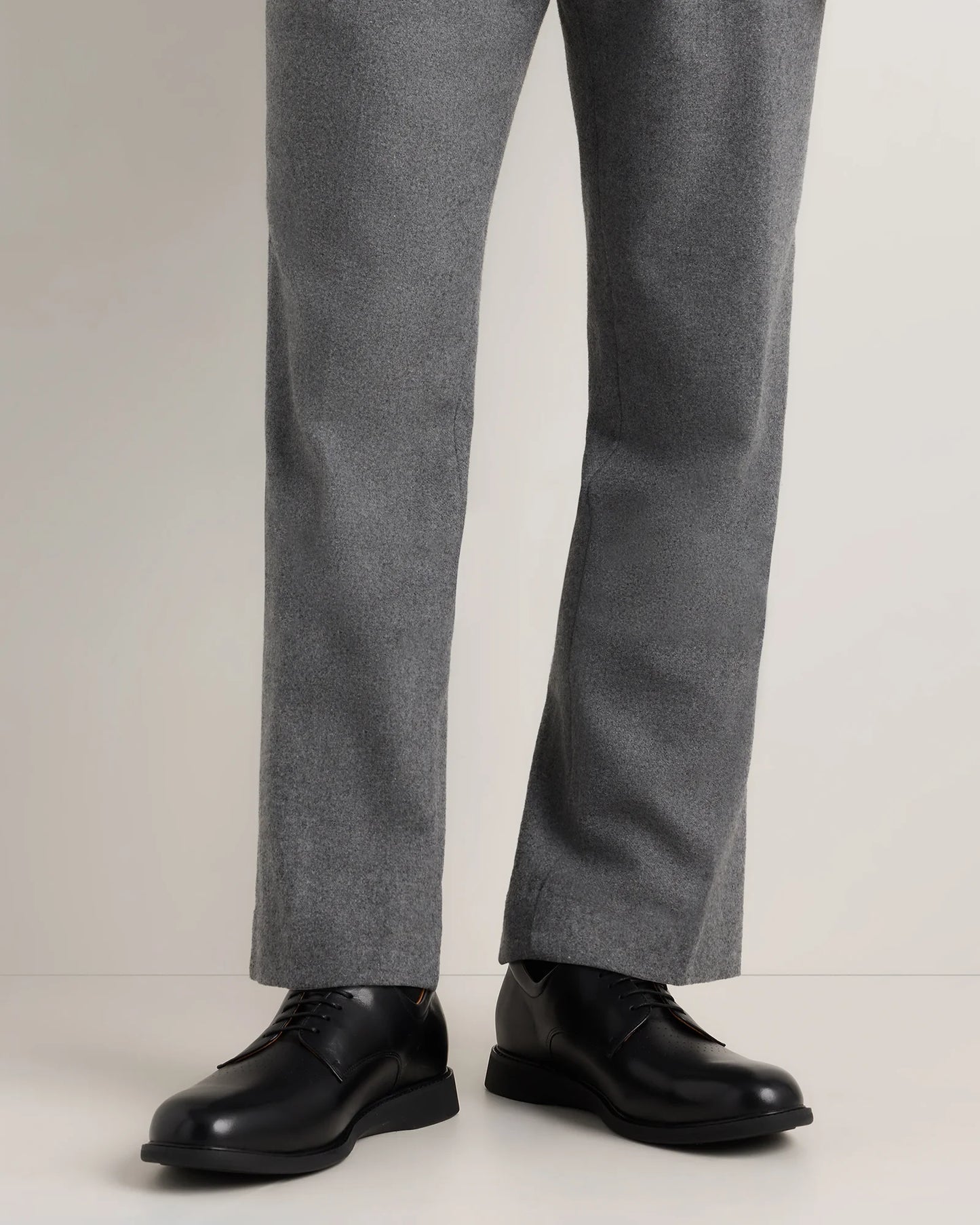 Hybrid Italian Leather Derby - 7 / Black