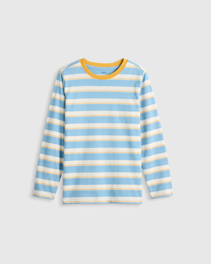 100% Organic Cotton Jersey Long Sleeve Tee - 6 / Dino Sketch