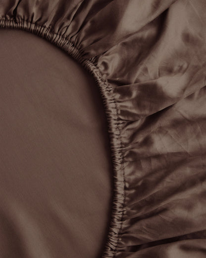 Signature Giza Cotton Sateen Sheet Set - Twin / Espresso
