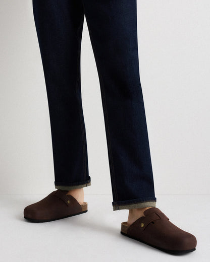 Water Repellent Clog Mule - 7 / Espresso Brown Nubuck