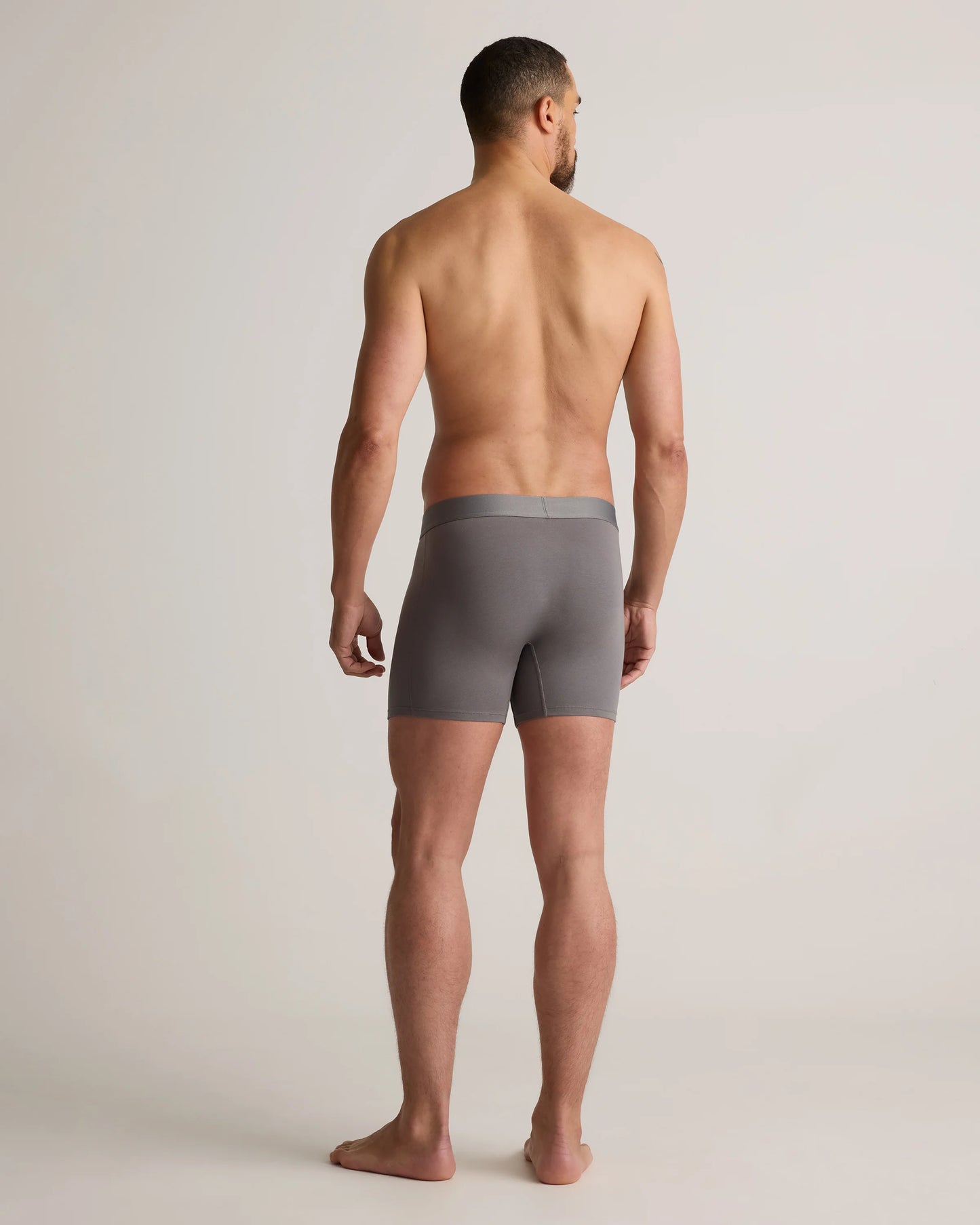 Organic Cotton 4'' Trunk (3-pack) - XS / Light Grey