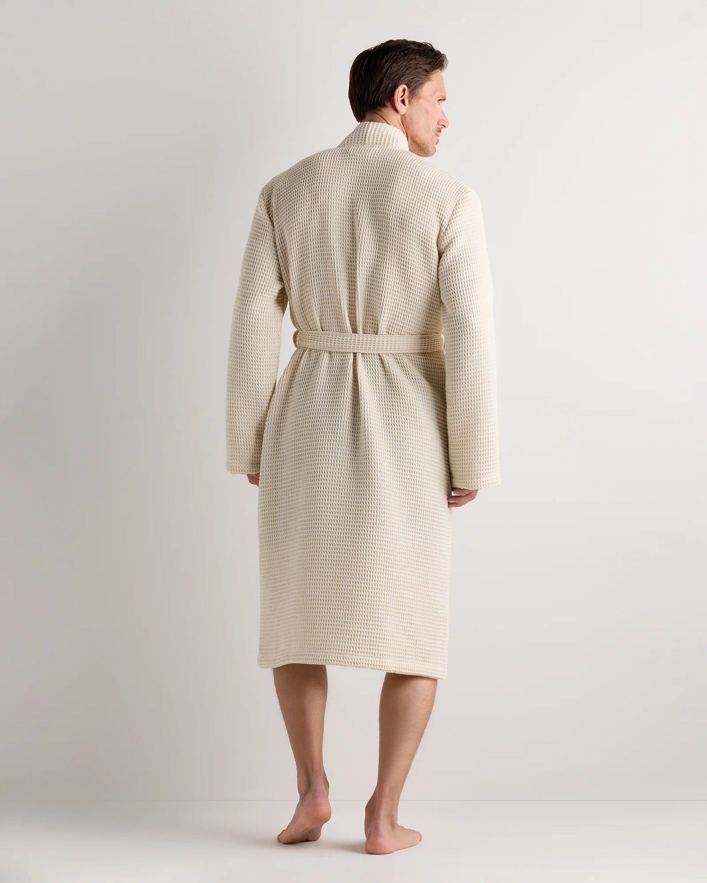 Organic Turkish Waffle Robe - XS / White