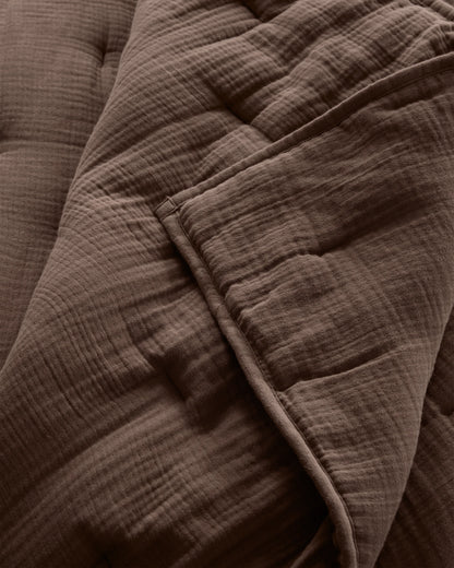 Organic Cotton Gauze Dream Quilt Set - Twin / Dried Sage
