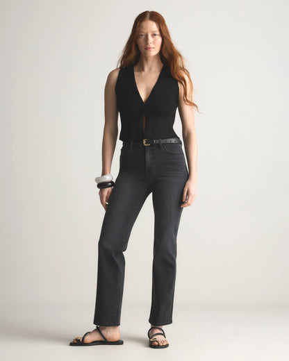 Bella Stretch Straight Jeans - 24 / Midnight Blue
