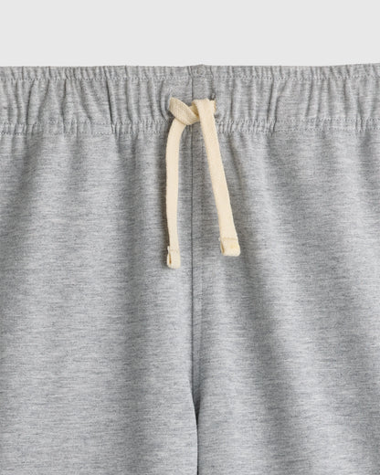 Organic Cotton French Terry Short - 6 / Heather Grey
