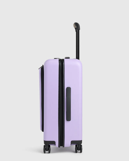 Front Pocket Carry-On Suitcase - One Size / Lavender