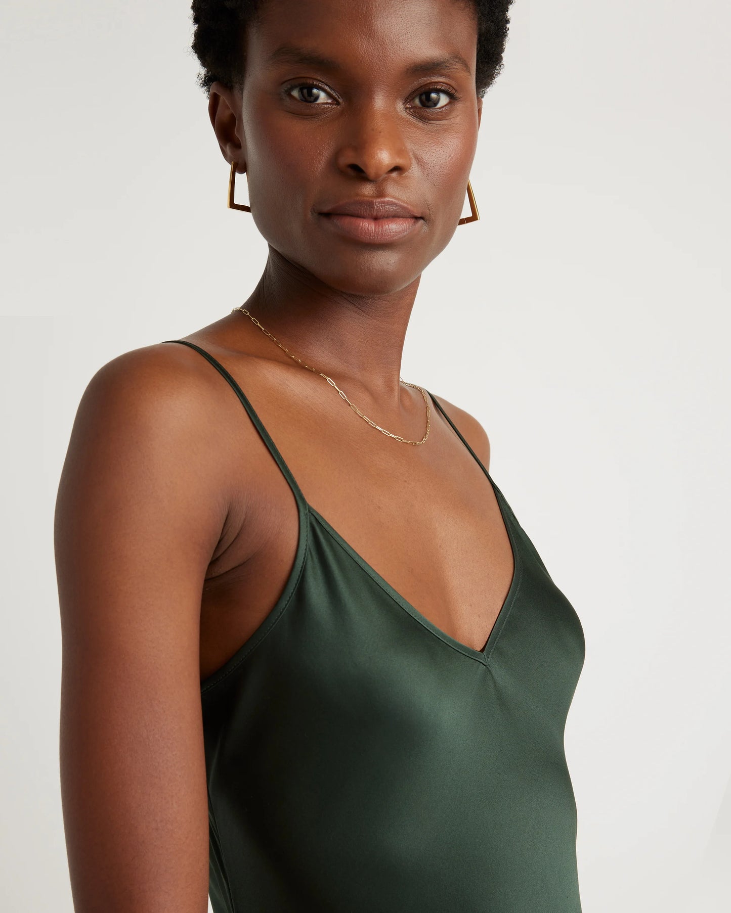 100% Washable Silk Slip Dress - XS / Black
