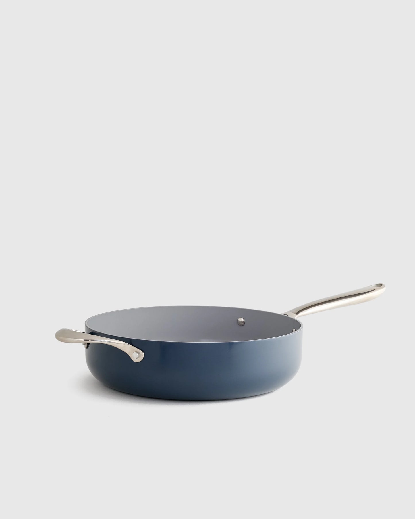 Ceramic Nonstick Saute Pan with Lid - One Size / Navy