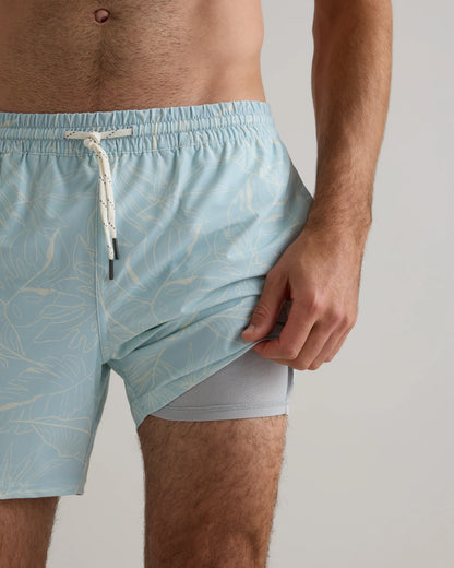Italian Swim Trunks - 5.5" - XS / Navy Diamond Geo
