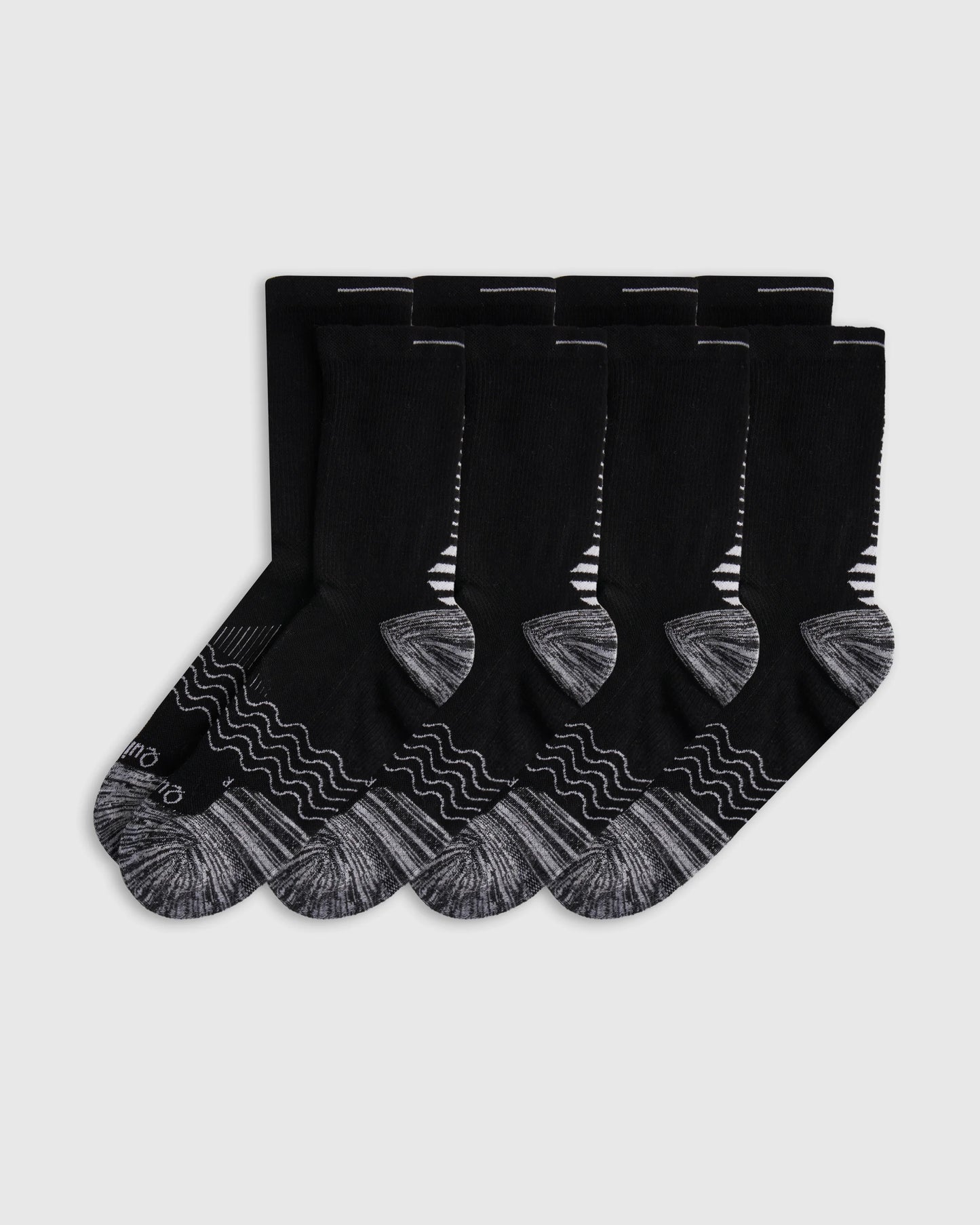 Performance Running Crew Socks (4-Pack) - S / White