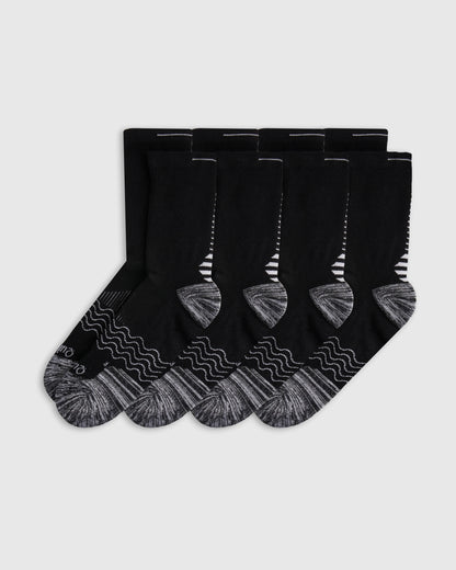 Performance Running Crew Socks (4-Pack) - S / White