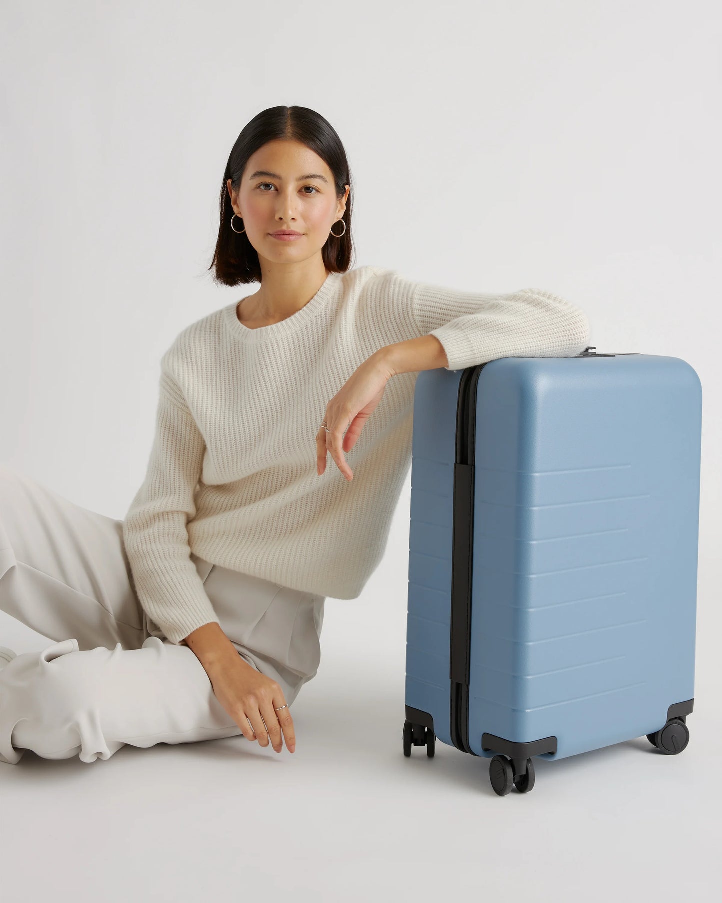 Carry-On & Large Check-In Suitcase Set - One Size / Dark Green