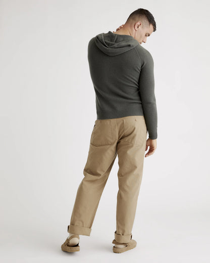 Mongolian Cashmere Pullover Hoodie - XS / Sea Spray Green