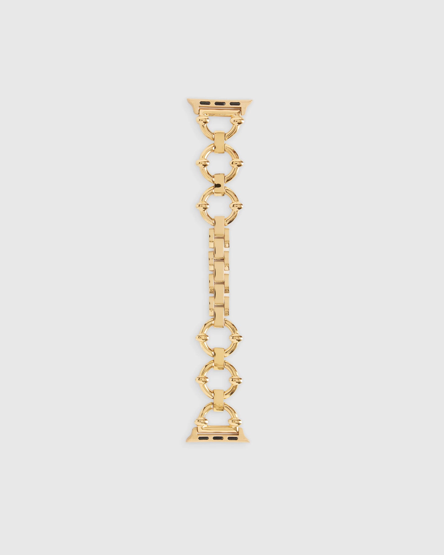 Stainless Steel Chain Link Smartwatch Band - 38mm - 42mm / Gold
