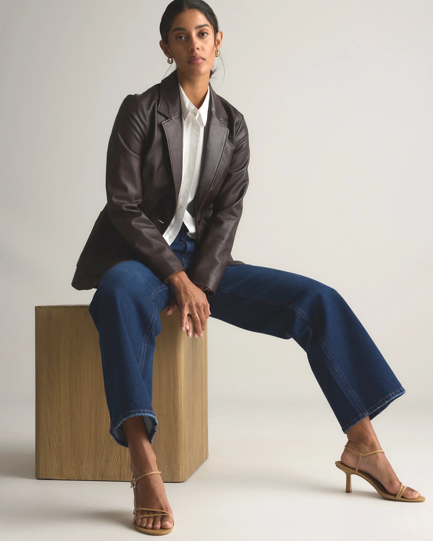 Bella Stretch Relaxed Straight Jeans - 24 / Atlantic Blue