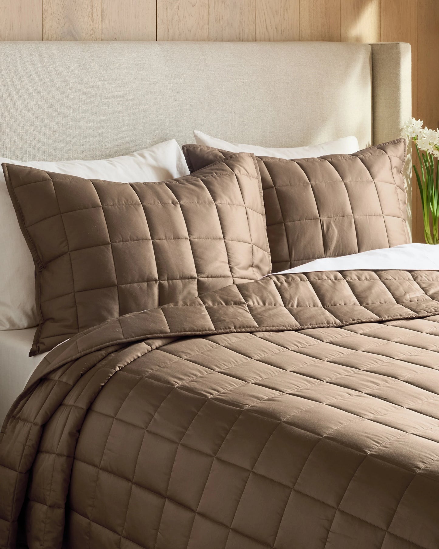 Bamboo Box Quilt - Twin / Sage