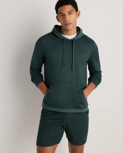 Flowknit Performance Hybrid Pullover Hoodie - S / Heather Green