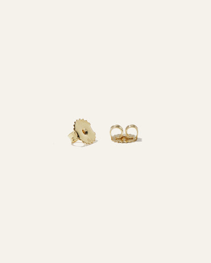 14K Gold Lab Grown Diamond Oval Solitaire Studs - 1ctw - One Size / Yellow Gold