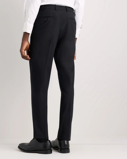 Stretch Wool Dress Pants - Straight - 30X30 / Black