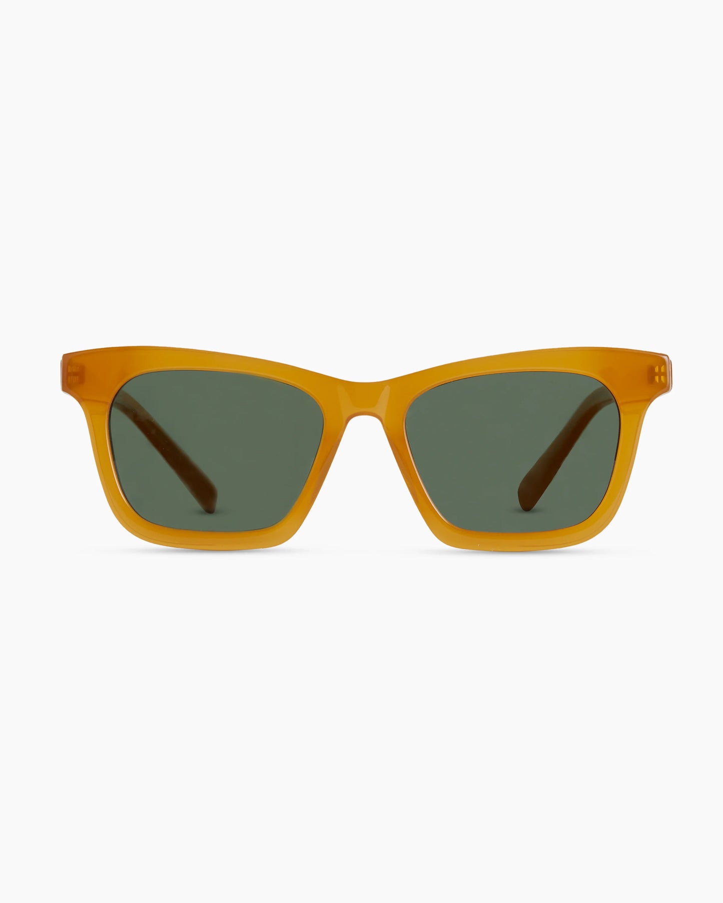 Luna Polarized Acetate Sunglasses - Narrow / Tan Tortoise with Brown Lens