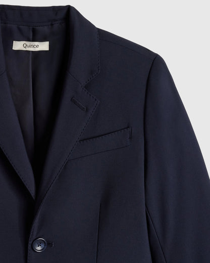 Kids Italian Wool Suit Jacket - 6 / Navy