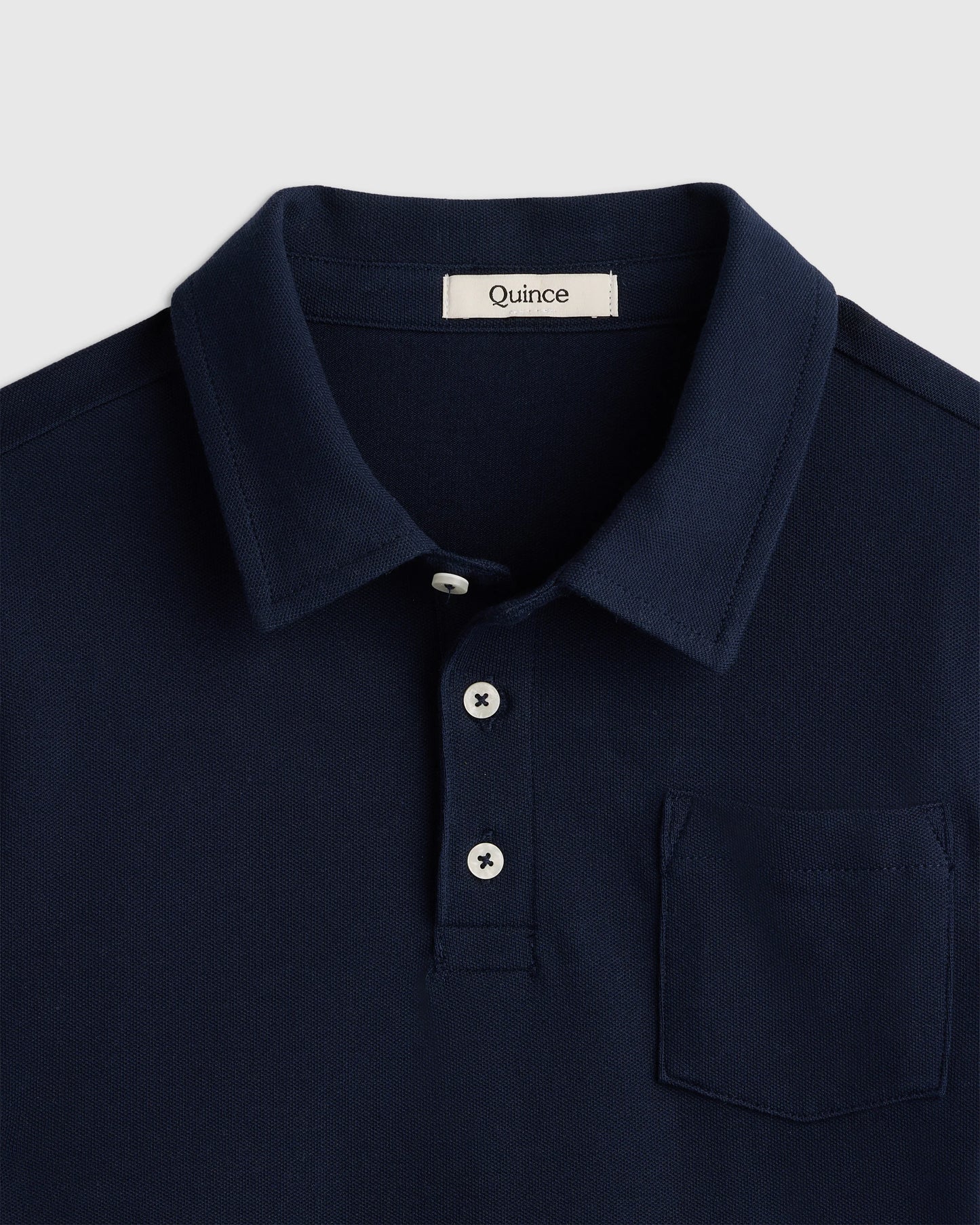 Organic Cotton Short Sleeve Pique Polo - 6 / White