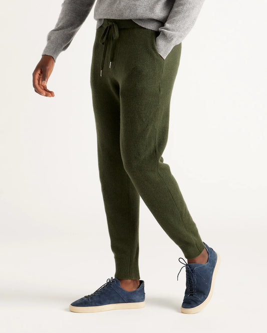 Mongolian Spring Cashmere Jogger - S / Olive