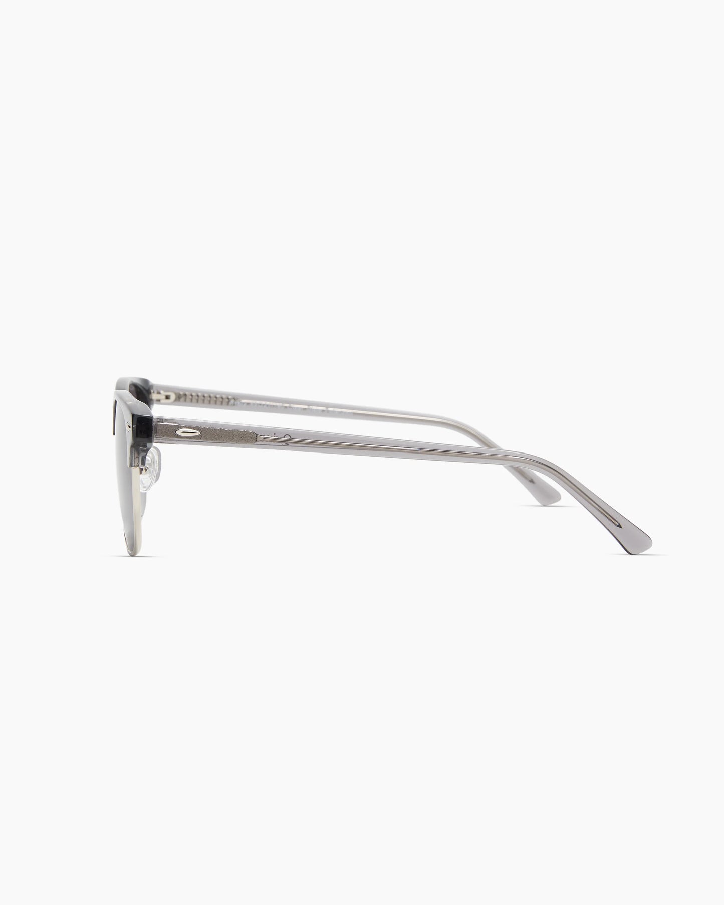 Avery Polarized Acetate Sunglasses - One Size / Clear Slate with Grey lens