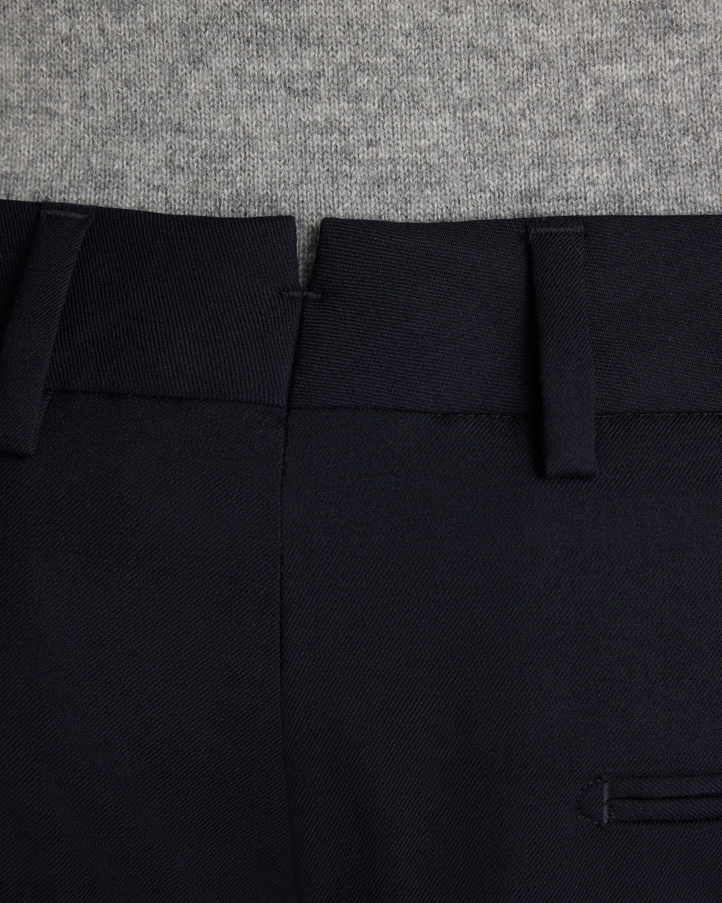Stretch Wool Dress Pants - Slim - 30X30 / Grey Melange