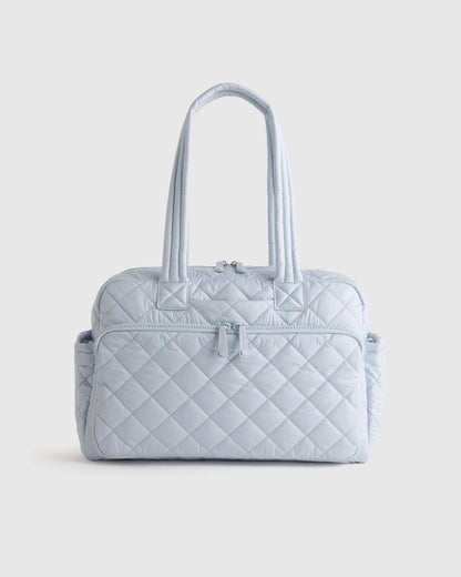Transit Quilted Duffle Bag - One Size / Taupe Brown