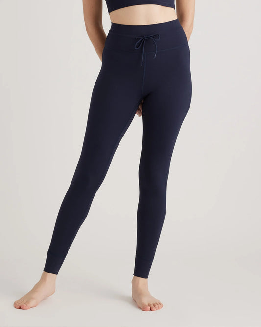 Ultra-Form Tie Waist High-Rise Legging - XS / Deep Navy