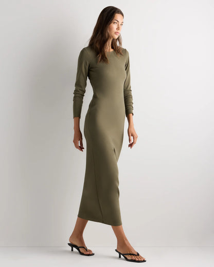 Long Sleeve Knit Maxi Dress - XS / Deep Navy