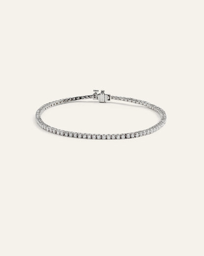 14K Gold Lab Grown Diamond Tennis Bracelet - 2ctw - 6.5" / Yellow Gold