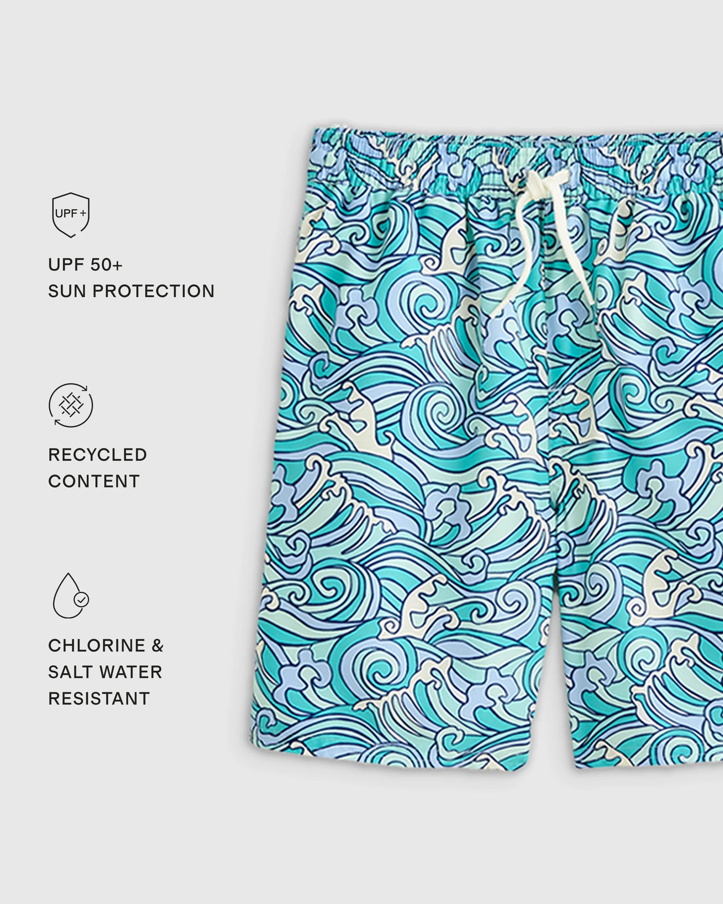 Swim Trunk - 2T / Wavy Fish