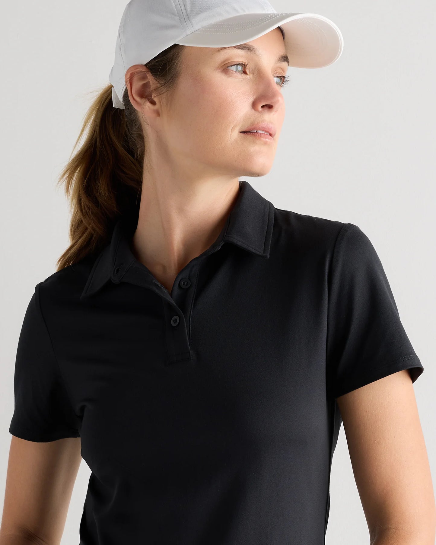 Flowknit Breeze Short Sleeve Polo - XS / Charcoal
