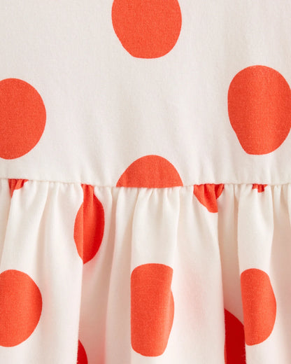 Organic Cotton Skater Dress - 3-6M / Animal Print