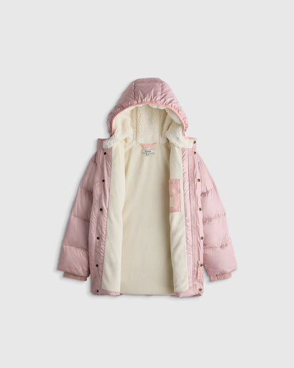 Heavyweight Down Puffer Coat - 2T / Purple Floral