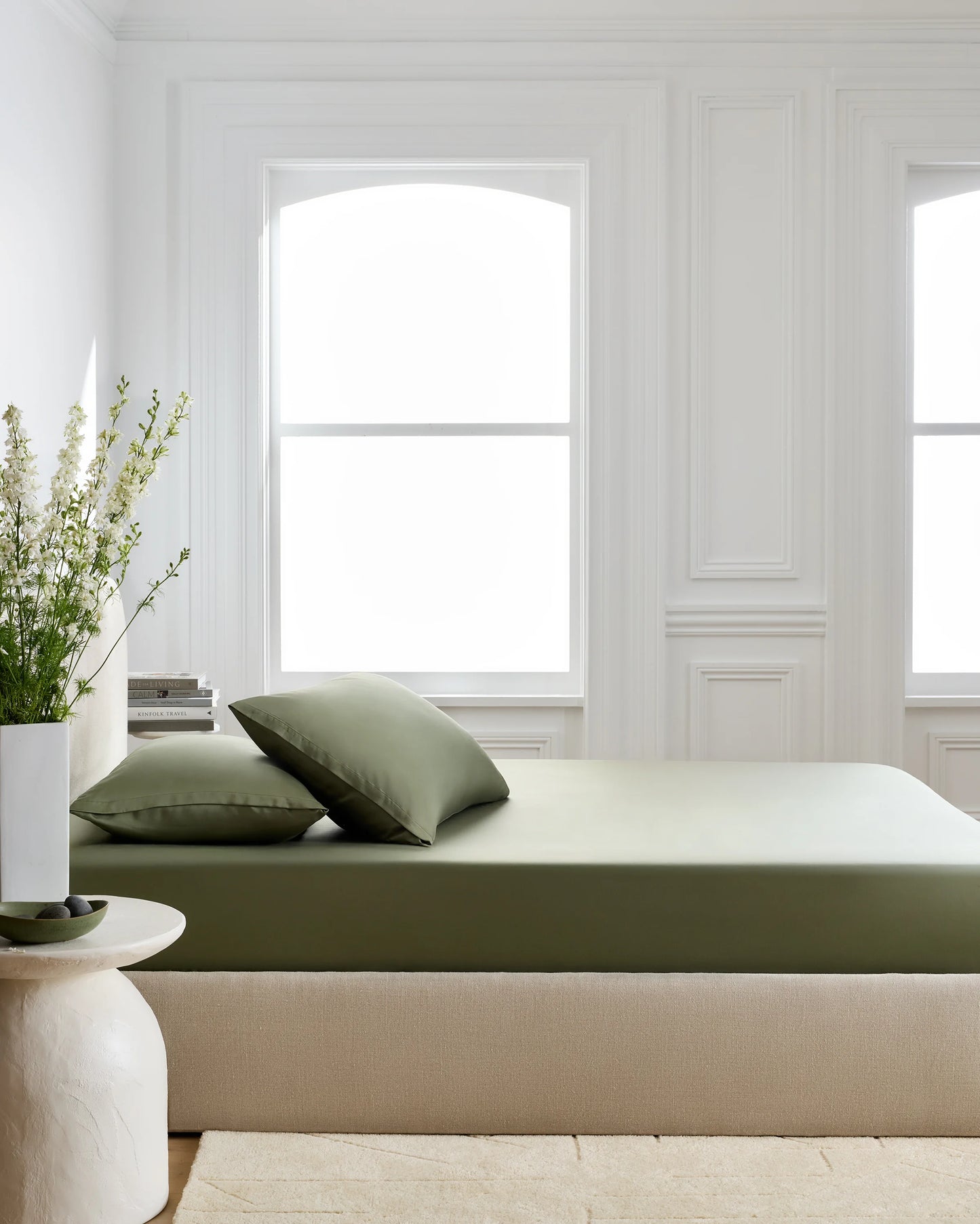 Bamboo Fitted Sheet Set - Twin / Sand