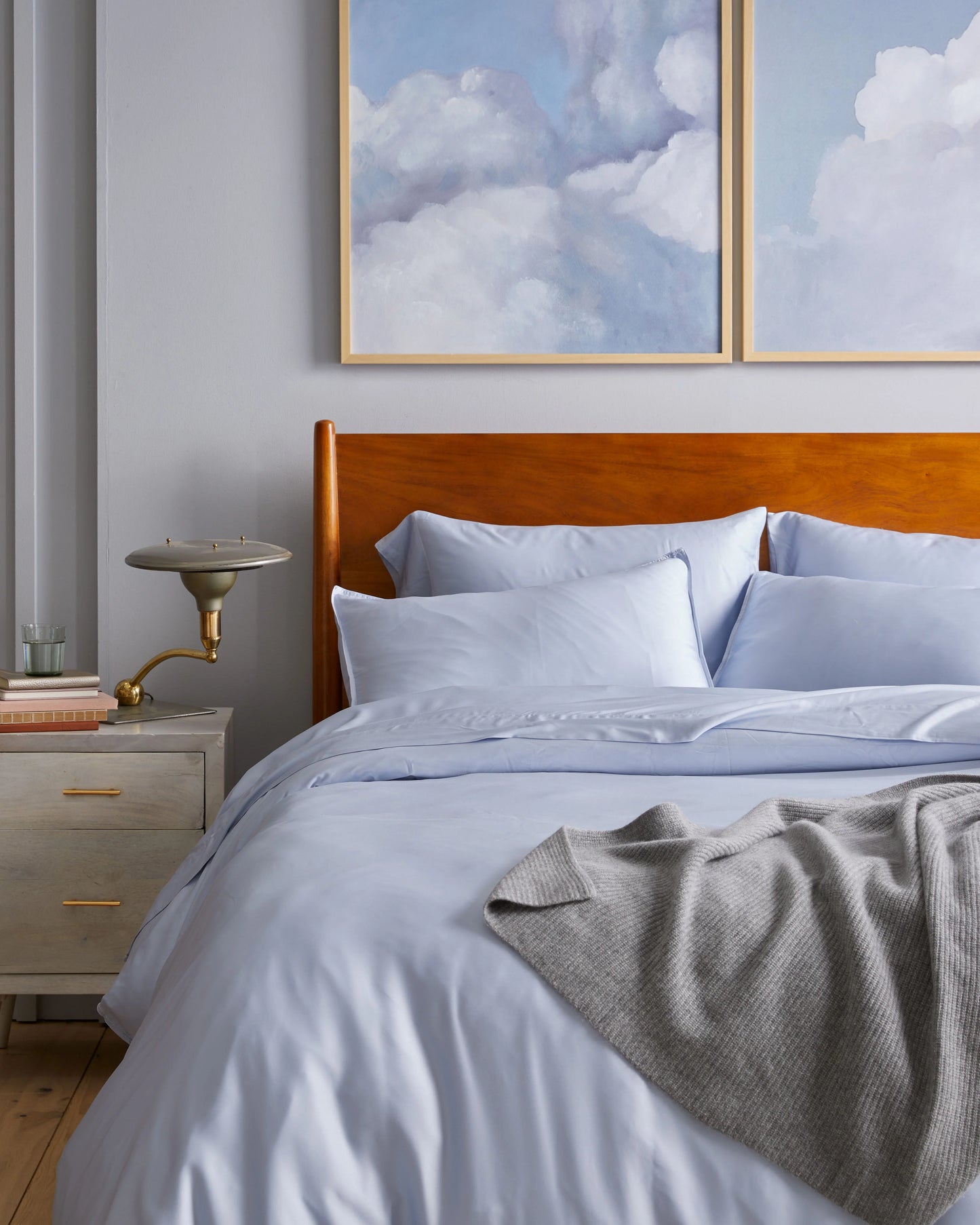 Bamboo Sham Set - Standard / White